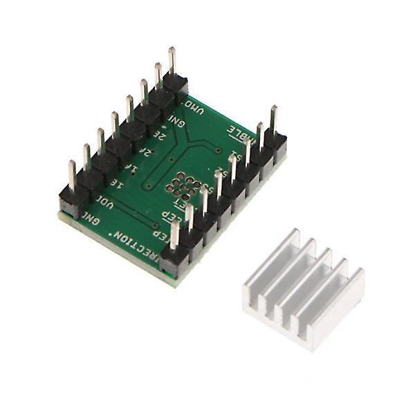 3 x Stepper Motor Driver A4988 med køleplader Mendel til 3D Printer Rep Rap-