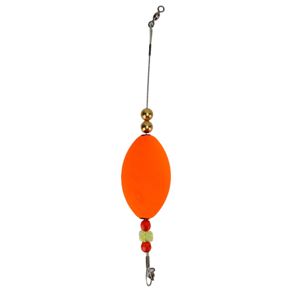 Rød fiskekork flytefiskeutstyr Høy følsomhet Holdbar Bobber Stick for Deepwater Orange
