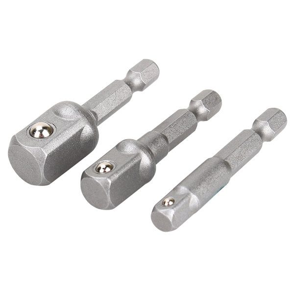 Borsokkel Adapter Sæt - 1/4\", 3/8\", 1/2\" Drive Impact Driver (3 stk)