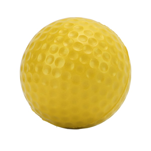 42,5 mm PU-skum golfbolde Stærk fleksibilitet udendørs golføvelsesbold til sport FitnessGul