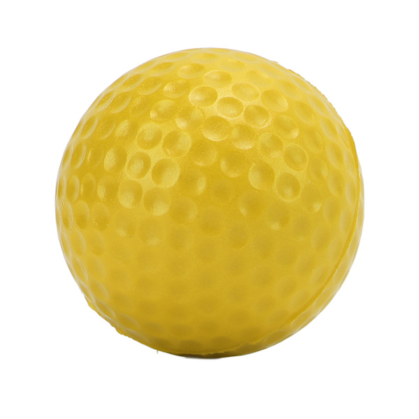 42,5 mm PU-vaahtomuoviset golfpallot, vahva joustavuus, ulkokäyttöön tarkoitetut golfharjoittelupallot urheilukuntoiluun, keltainen