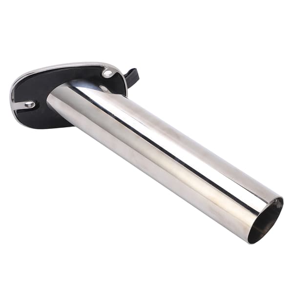 Stangholder Forsænket Montering Kraftig 316 Rustfrit Stål UV-resistent PVC-kappe 15° 245mm