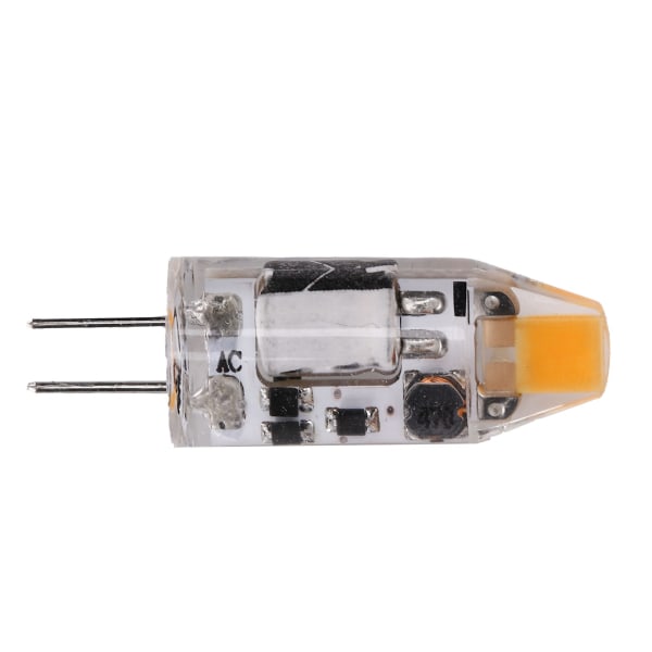 G4 LED-pære 2W 300LM Bi-pin lys, ikke dæmpbart til lysekrone AC DC 12V (varm hvid 2700K-3100K)