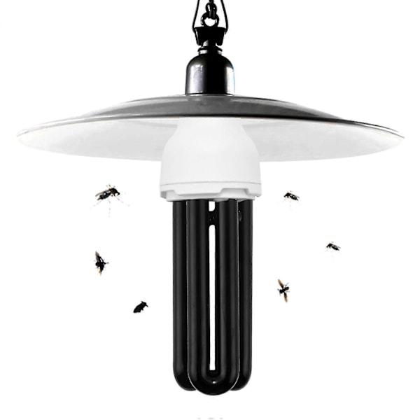 E27 40W UV Ultraviolett Fluorescerande Svartljus CFL Glödlampa 220V Form: Rak Effekt Volta-B16