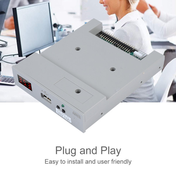 SFR1M44-FU 3,5 tum 1,44 MB USB diskettenhetsemulator för broderimaskin Plug and Play