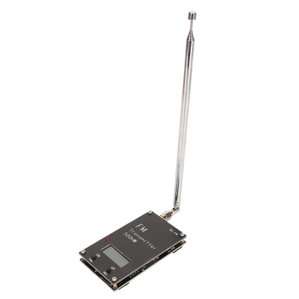 2000M FM-sender Professionel lang rækkevidde 76-108Mhz 0,5W 500mW Stereo-sendermodul med digitalt LCD-display