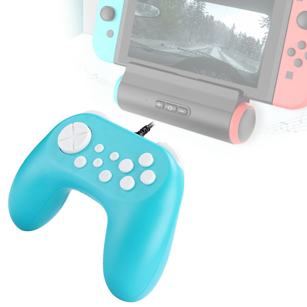 TNS-19075 Spillkonsoll Kablet Gamepad-kontroller Håndgrep med motor for SwitchGrønn
