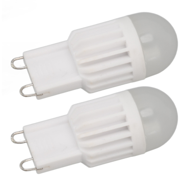 2 st G9 LED-lampor Dimbara 180LM 14 Pärlor Dubbel Stift G9 Bas Lampor för Bordslampa Vägglampa Krona 220V 2W