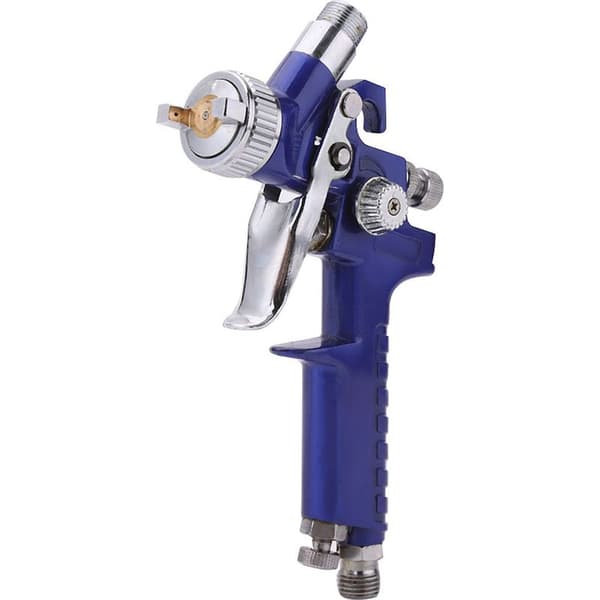 Mini 100cc HVLP malerpistol, 1,0 mm dyse, tyngdekraftsfødet, trykluftssæt, til brug i biler