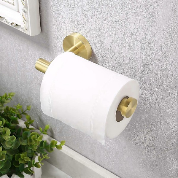 2025 Nyt Holder Sæt Badeværelsestilbehør Sæt 2 Dele Toiletpapirholder og Håndklædekrog SUS304 Rustfrit Stål