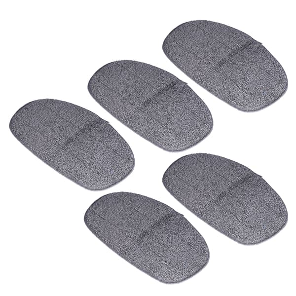 5 STK Dampmoppklut Ultrafine Mikrofiber Moppputer Erstatningstilbehør Passer til Leifheit CleanTenso