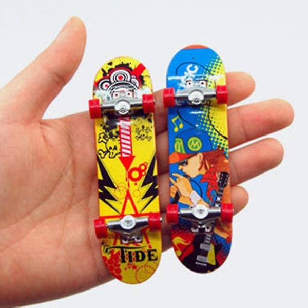 Mini Finger Skateboards Set - 8/10/15 stycken, Gripbrädesleksak för fingertopsrörelse