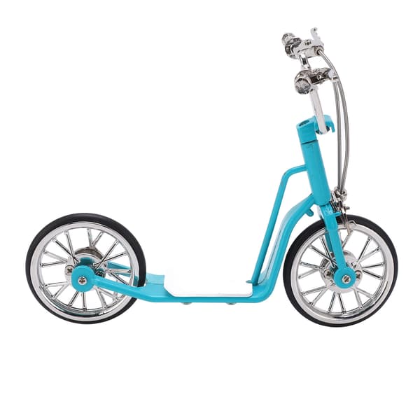 Dækscooterlegetøj Levende simuleringsdesign Smuk udsøgt tekstureret legering Miniature scooterpyntmodel