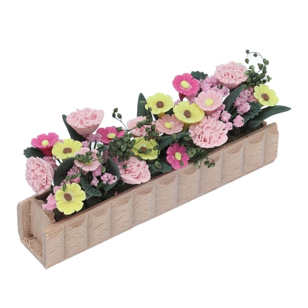 Dukkehus Blomster Have DIY Miniature Mini Dukkehus Grønt Møbler Tilbehør Lade Som Om Legetøjsblomster