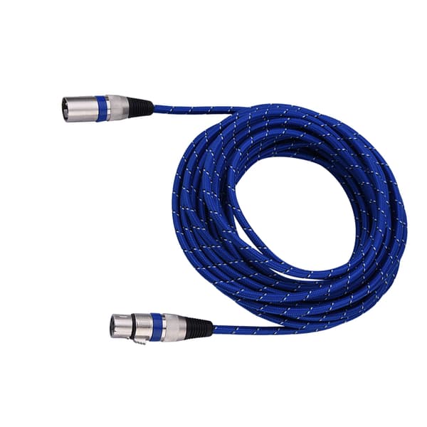 XLR Han til Hun Stik Balance 3-benet Mikrofon MIC Lydkabel 10 meter