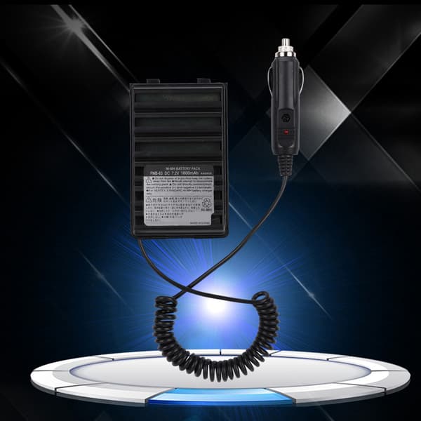 VX168 Walkie Talkie Bilbatteri Eliminator Adapter til Yaesu FT‑60R FT‑60E til Vertex