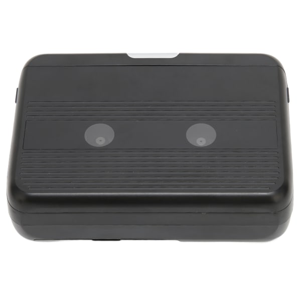 TON007B Bluetooth Kassetteafspiller med Hovedtelefon Auto Reverse Funktion Stereo Kassetteafspiller Sort