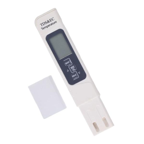 EC TDS-mätare 3 i 1 3-nyckel 0-9999 ppm vattenkvalitetstestpenna EC TDS-mätare för dricksvattenakvarier pool