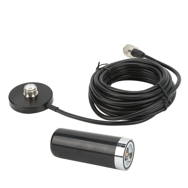 Bilradioantenne 136 til 174Mhz 400 til 480Mhz Dual Band Antenne Sort M Han Feeder Interface