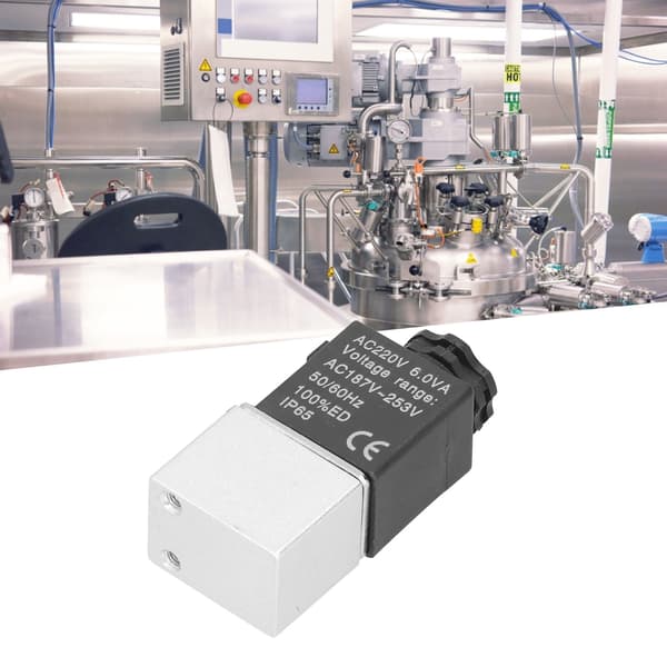 2V025‑06 2-positions 2-vejs magnetventil normalt åben stabil holdbar elektromagnetisk ventil AC220V