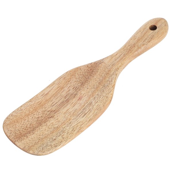Teak Spatel Flat Form FoodGrade Trä Matlagning Spatel för Hem Kök Matlagning(20.5x6cm )
