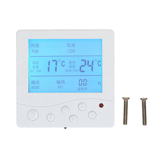 Central Air Conditioning Termostat Pålidelig Anti Interferens Smart LCD Termostat til Hjem 220V