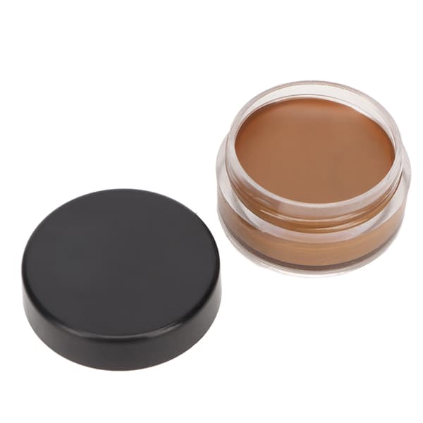 Multifunktionell ögonbrynskräm Vattentät Svettresistent Ögonbrynsmakeupgel med sned borste Ljusbrun