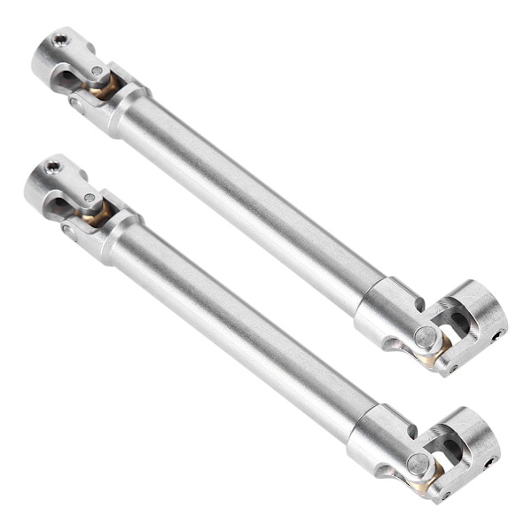 2 stk. drivaksel i rustfrit stål RC-tilbehør, passer til 1/10 RC-crawler (112-165 mm)