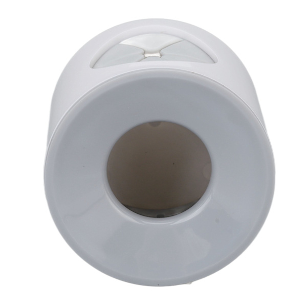 Elektrisk tandborsthållare Stansning gratis grå bas Plast Minimalistisk linje Ventilationsdesign Väggtandborsthållare