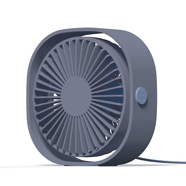 Mini USB-pöytätuuletin Kannettava Hiljainen Sähkötuuletin 3 Nopeusasetuksella Ihanteellinen Kotiin, Toimistoon, Matkalle, Sininen