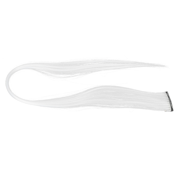 Hårforlengelser i lyse farger Rett hårklipp for Cosplay Dress Up Party HolidayWhite