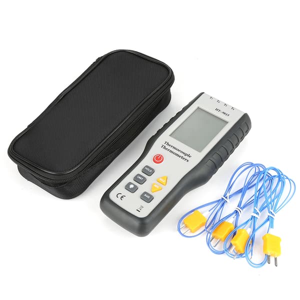 HT-9815 4-kanals K-typ digital termoelementsensortermometer