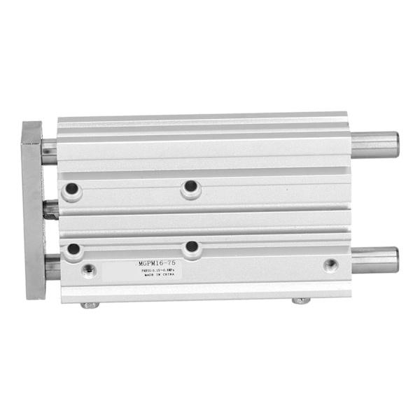 Pneumatisk luftcylinder med 3 styrpinnar för SMC-typ aluminiumlegering hårdvara MGPM16X75