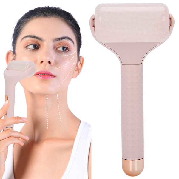 Face Roller Cool Ice Roller Handhållen Face Neck Body Roller Massager Cold Compress Tool
