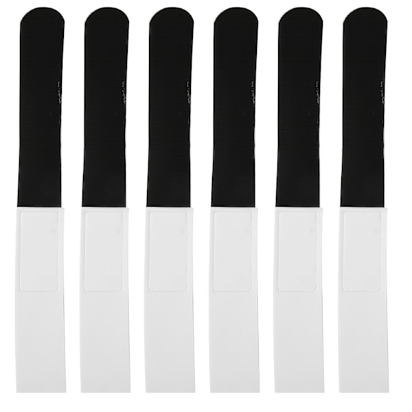 6 stk. justerbare skistropper Fastener Tape Hook and Loop Ski Fixing Wraps til nem transport