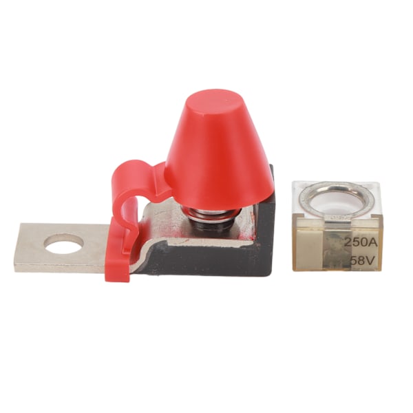 58V Terminal Fuse Block Kit med M8 Single Stud til Flere Batterier Tænding Båd Lastbil RV Konstruktionskøretøjer 250A