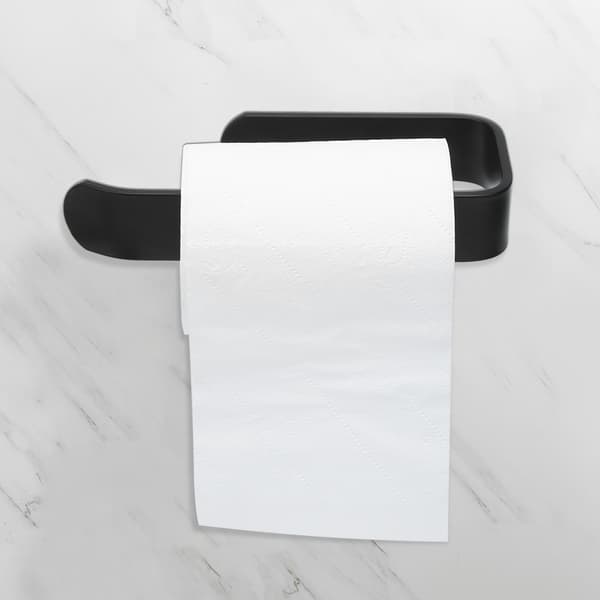Vægmonteret stativ i aluminium til toiletpapirholder badeværelseshylde