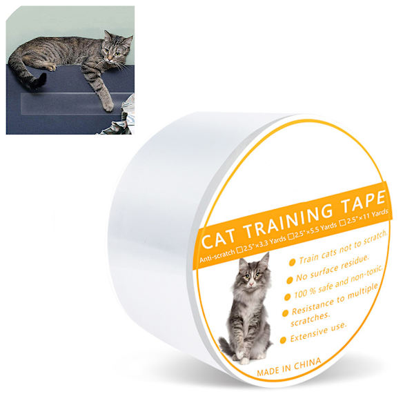 Kattklösningstejp PVC-reptålig matta Kattklösning Möbler Soffa Kloskydd
