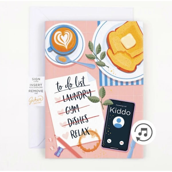 Endless MomMother'sCardwit Snakkende Kreativ Morsdags Kort med Blinkende Lyd Morsdagsgave til Mamma FF I ZD W Seksjon B