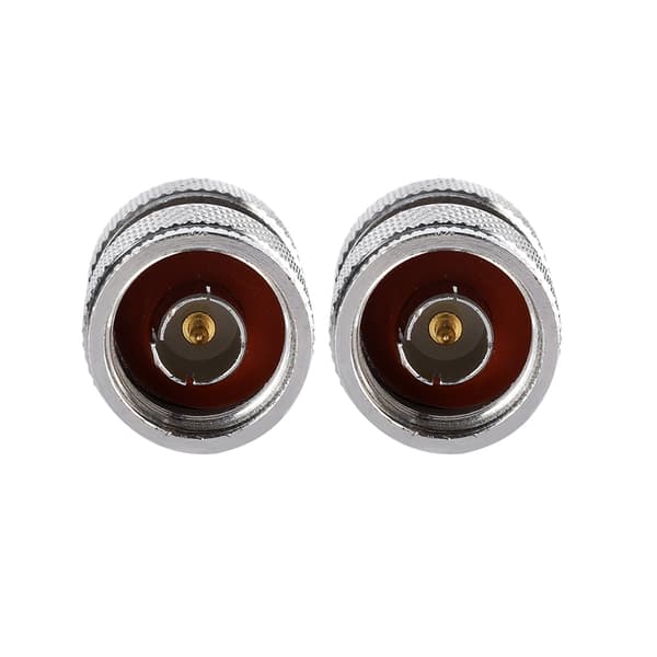 2 stk. N-type stik N-type han til N-type han RF koaksial antenneadapter