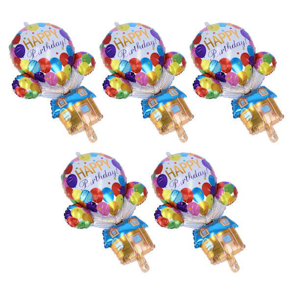 Ballon Tillykke med fødselsdagen Fest Baggrund Dekoration Aluminiumfolie Balloner Foto Rekvisitter