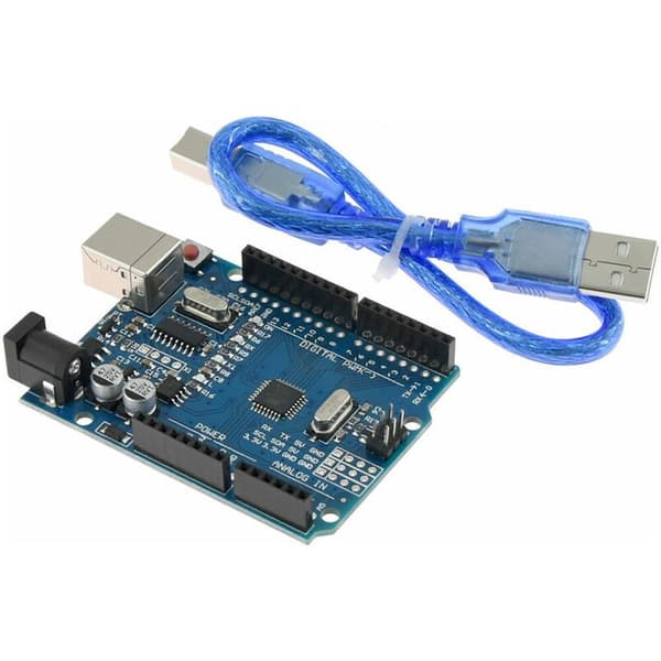 CNC Shield V3.0 udvidelseskort R3 4A4988 driver 44401 Stepmotorsæt med køleplade og USB-kabel til 3D-printer, af