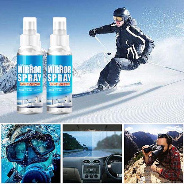 100 ml Anti-imma spray Anti-imma glasögonrengöring Anti-imma medel för bilvindruta glas