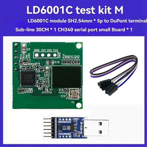 LD6001C 60GHz mmWave Radar Sensor+CH340 Board Passager Sensor Modul