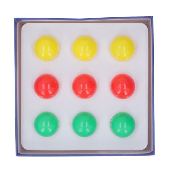 Färgmatchning Peg Puzzle Spel Fin Motorisk Färgmatchning Pegboard Leksak för Småbarn med 20 Färgglada Bollar