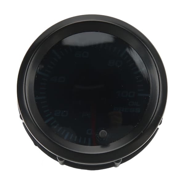 52 mm olietryksmåler med sensor 0-100 PSI 7 farver LED-baggrundsbelysning til bilmotorcykel