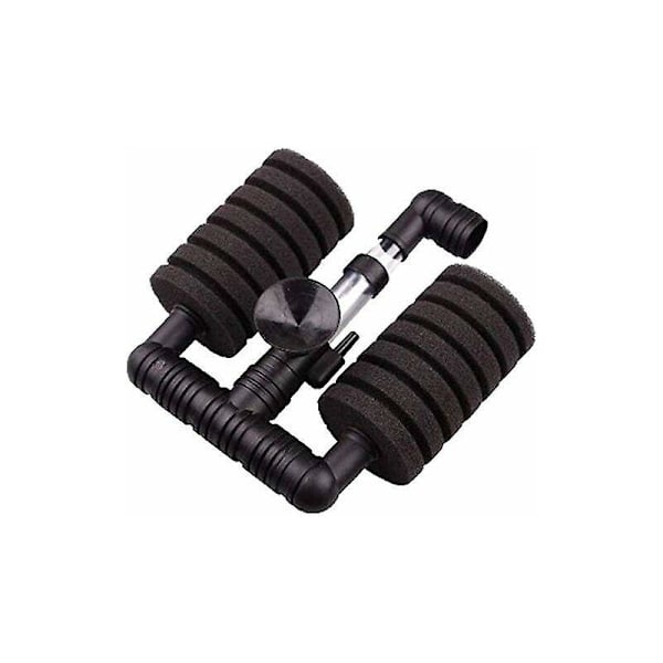 Akvariefilter, Luftpumpe Svamp Skrubber Dobbelthodet Biokjemisk Svampfilter Akvarium Luftpumpe Skimmer Filtrering Filter Vannsyklus Biologisk C