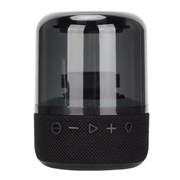 Färgglad glas-högtalare bärbar stereo ljud trådlös Bluetooth-högtalare med 3 ljuslägen för hem utomhus resor