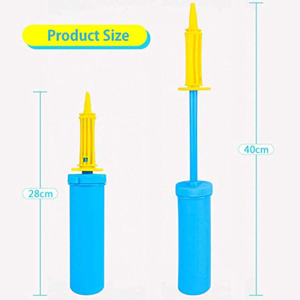 Manuelt ballongpumpesett for festdekorasjoner og arrangementer - 3 stk