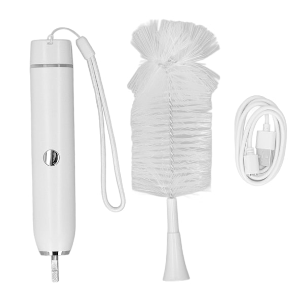 Sähköinen puhdistusharjasarja USB-kaapelilla IP65 vedenpitävä kannettava hankausharja pulloille ja kupeille